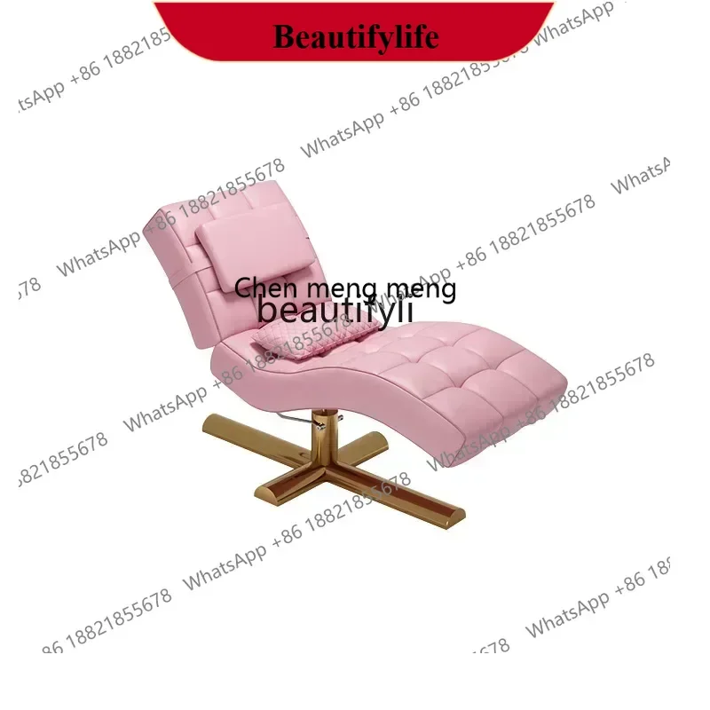 

D178 YH Facial Bed Spa for Beauty Salon Massage Couch S-Shaped Eyelash Tattoo Embroidery Facial Bed Height Head Adjustable