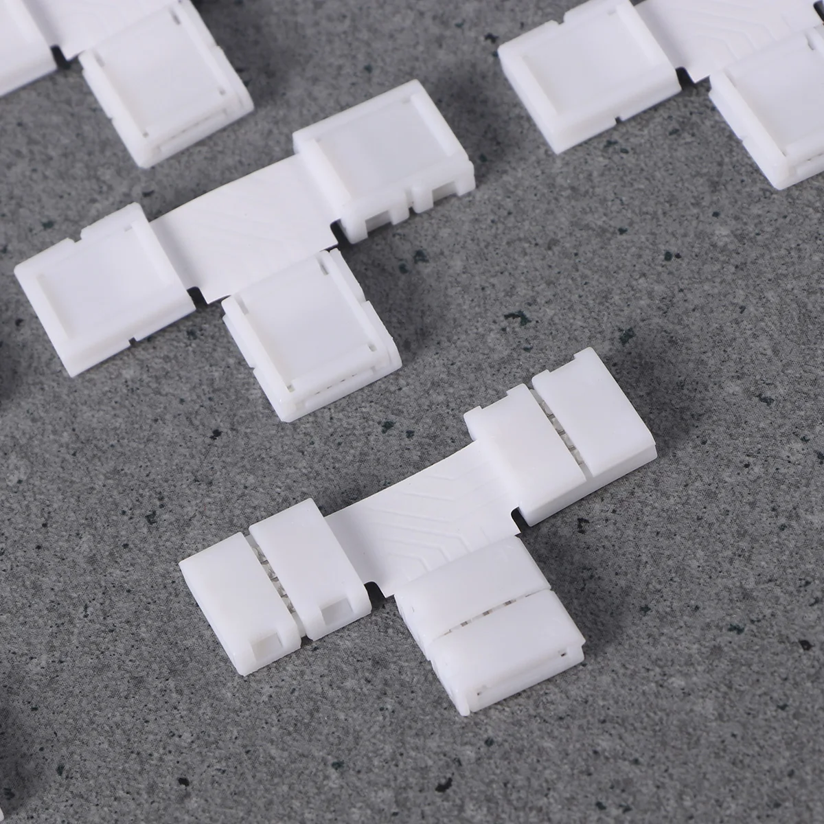 10 قطعة T شكل مصباح ليد قطاع الزاوية موصل ل 10 مللي متر Rgb شرائط مصباح سهلة التركيب لا لحام مقاوم للماء غير مقاوم للماء