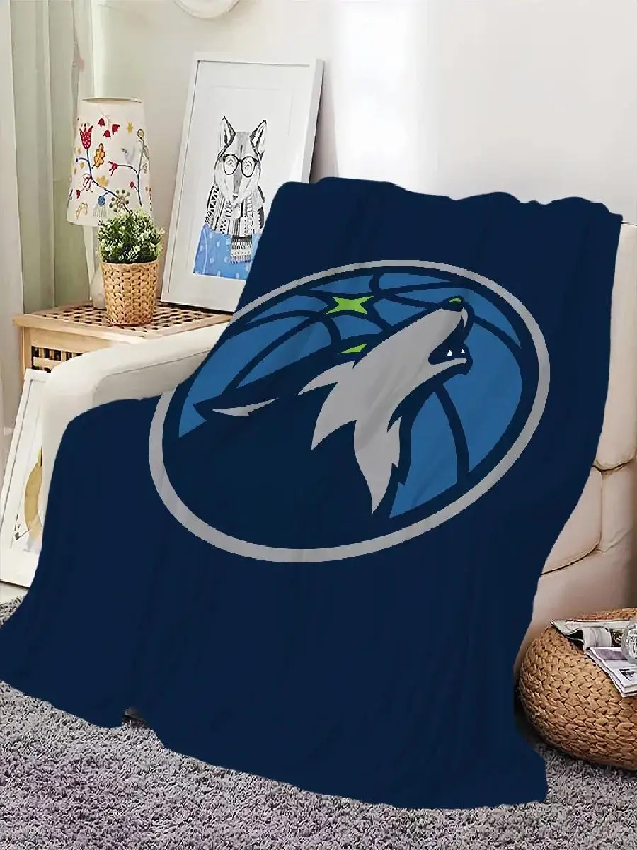 Minnesota Timberwolves Plush Throw Blanket  Soft Cozy for Living Room Bedroom Office  Perfect Birthday Gift for Kids and Fans