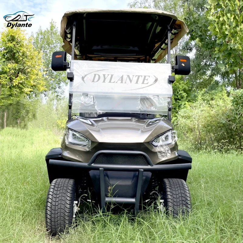 

Заводской малогабаритный электрический гольф-кар на 2 места, 48В/60В, для бездорожья, для охоты, с держателем для мячей, ледяным контейнером и устройством для мытья мячей