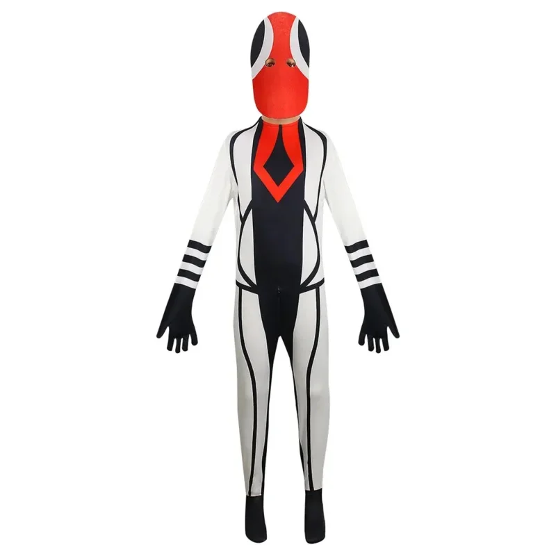 EE01 قوس قزح زي أطفال بنين الأزرق الوحش ويكي تأثيري لعبة الرعب هالوين بذلة بما في ذلك القبعات حزب CostumeIo0!