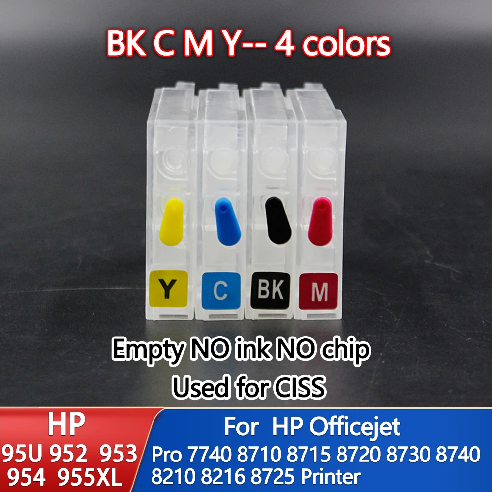 

NO chip HP 952 953 954 955 711 932 950 951 CISS Ink Cartridges for HP OfficeJet 7740 8210 8218 8710 8715 8719 8720 8725 8728 874