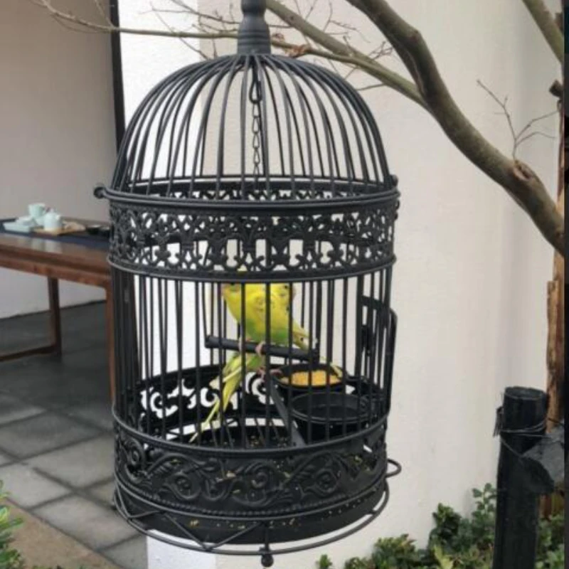 Carrier Round Bird Cages Canary Park Luxury Outdoors Bird Cages Budgie Breeding Vogelhuisjes Voor Buiten Pet Products WZ50BC