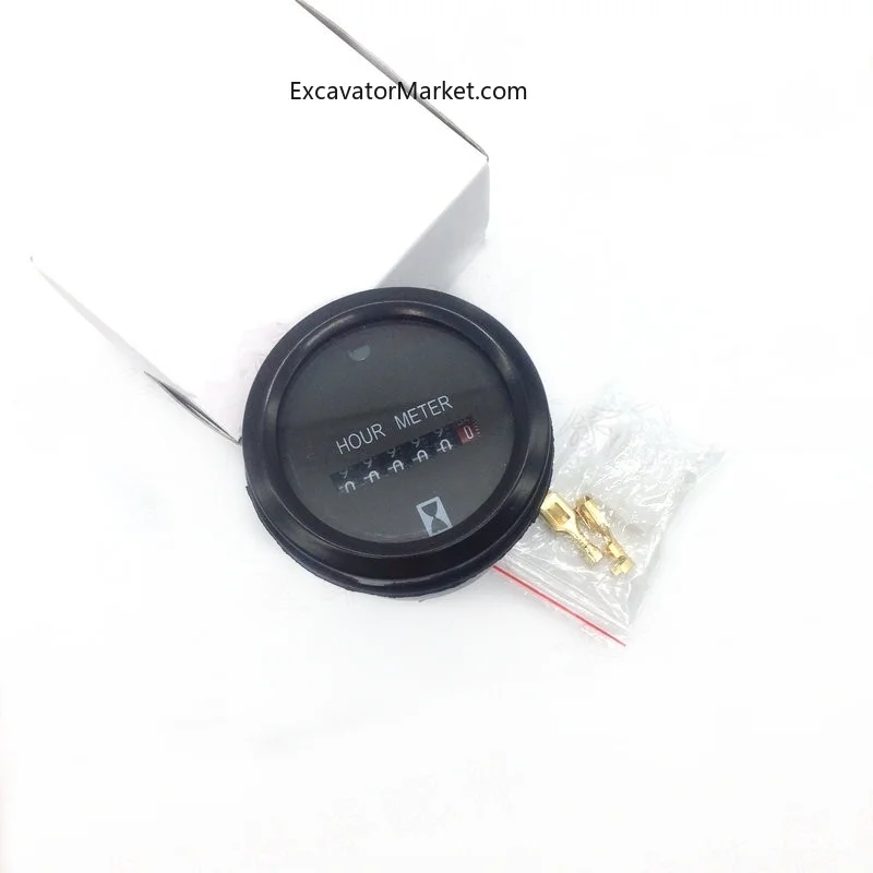 Hour meter Engineering car hour machine Mechanical timer universal high quality excavator accessories For excavator