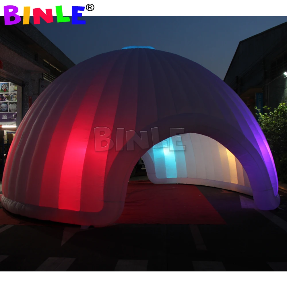 

10m commercial rental house china outdoor beach garage wedding large car event cube party price camping inflatable tent with led