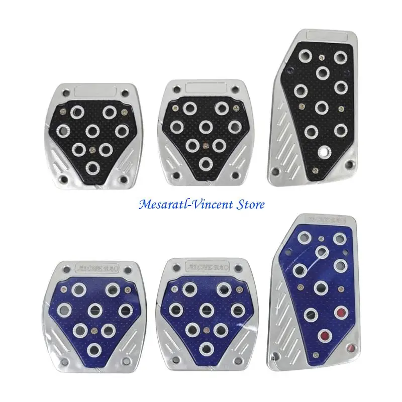 

A70F Brake Clutch Accelerator Pedal Set for Most Car SUVs Auto Accessories 3pcs Pedal