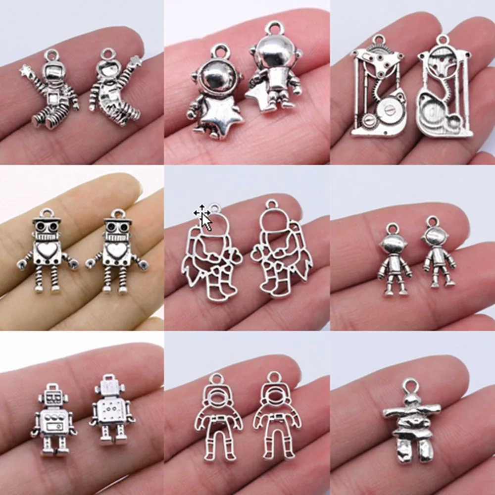 

Bulk Charms For Jewelry Making Kit Pendant Diy Jewelry Accessories Astronaut Charms