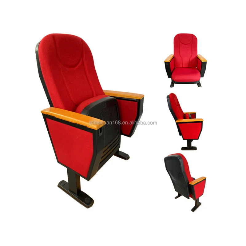 custom.Modern Traditional Blue/Red Theater Auditorium Chair Economically Priced Fabric Aluminium Cinema Seating Schools Hote