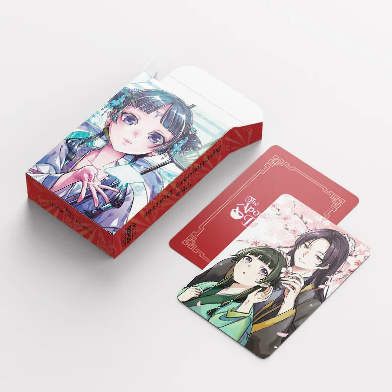 60+32Pcs/Set The Apothecary Diaries Cards Anime Collection Paper Cards Mini Sticker Cosplay Toy Fans Gifts