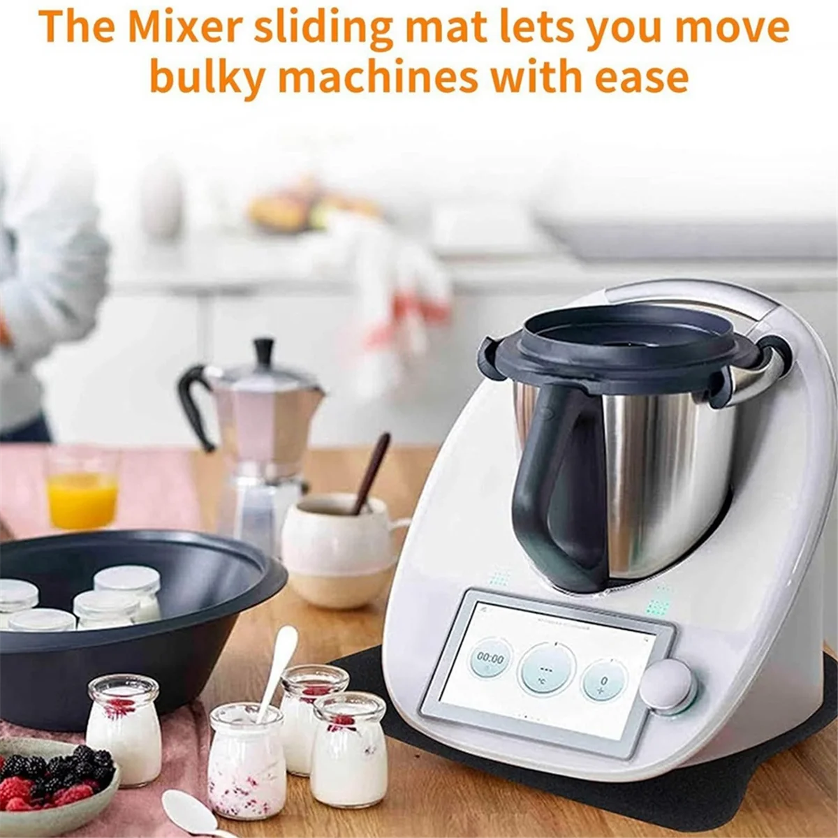 Effortless Moving Pad Sliding Mats Suitable For Thermomix TM5 TM6 Blender Gliders