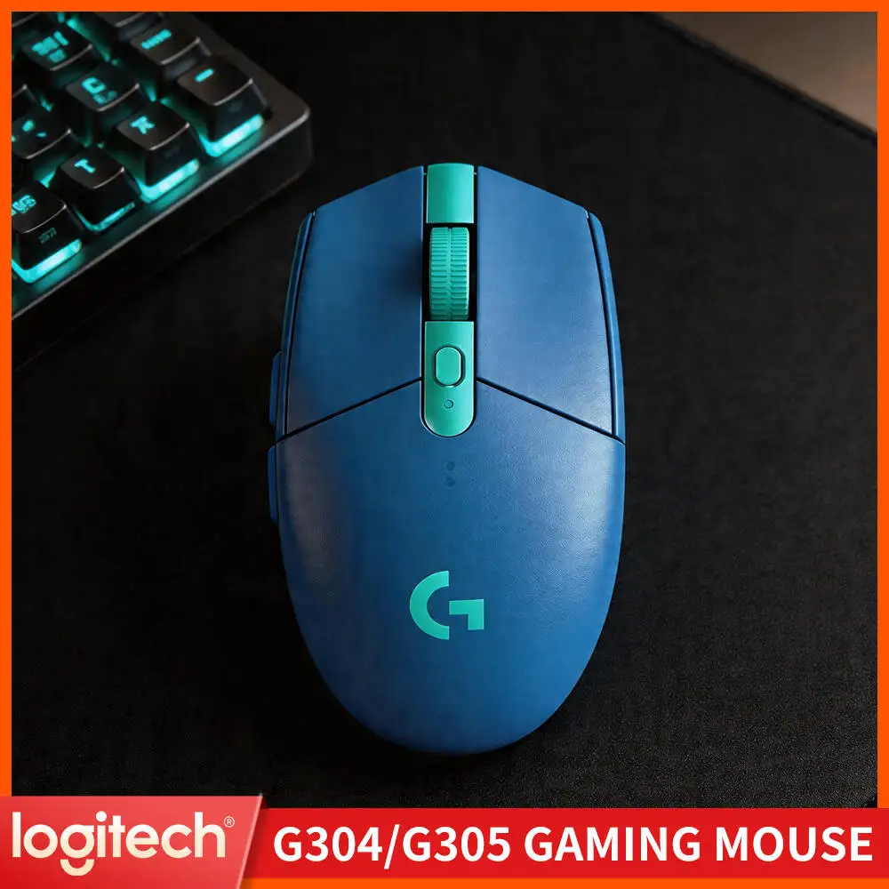 Logitech G304 Wireless Mouse 12000 DPI HERO Sensor LIGHTSPEED 1ms 9-Month Battery Durable Buttons Gamers