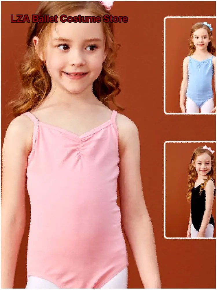 Girls' Dance Halter Neck Practice Jumping Gymnastics Early Childhood Chinese Body Training Kids