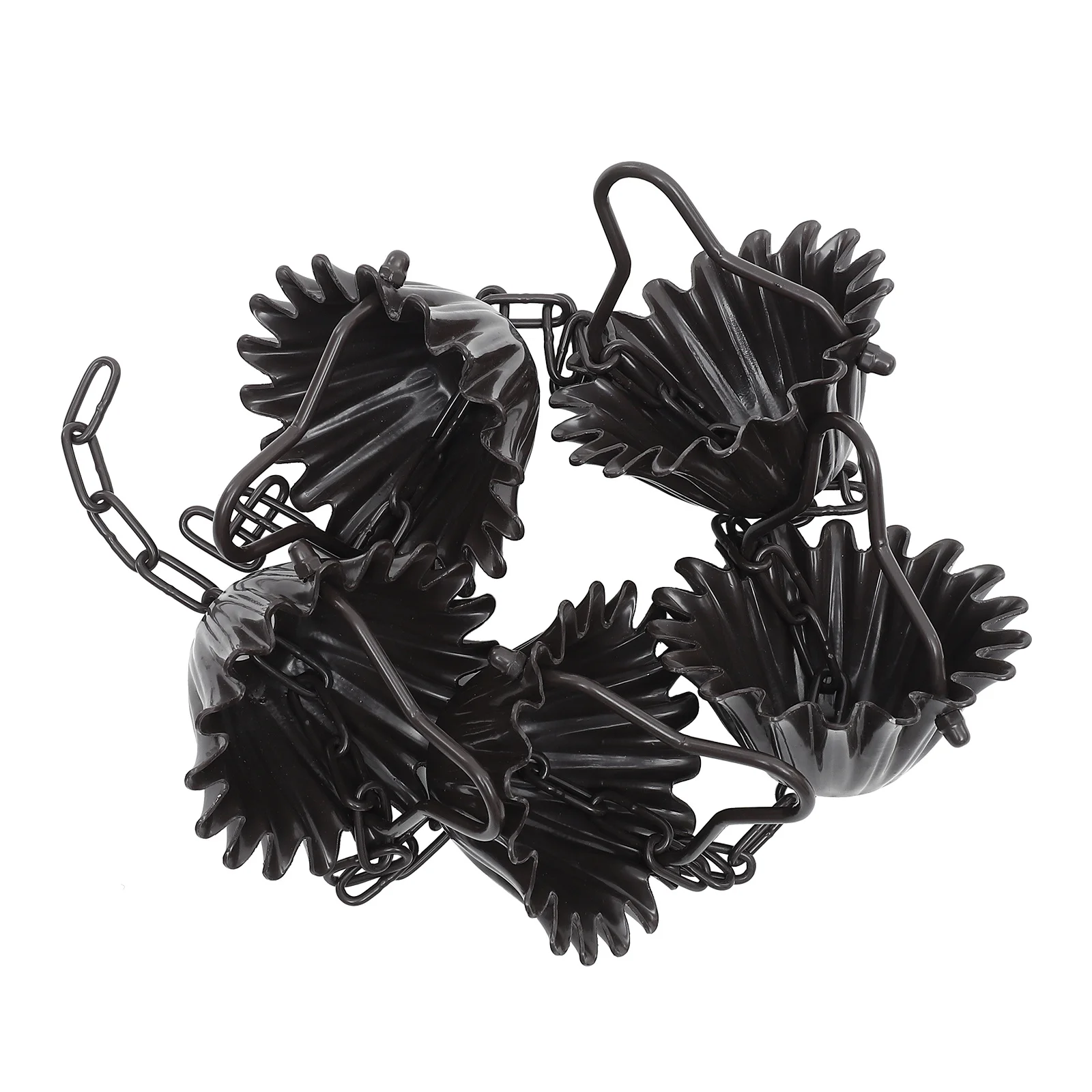 سلسلة المطر المصنوعة من سبائك الألومنيوم المزخرفة للمزراب، ديكور المنزل الخارجي يدوم طويلاً، تصميم فريد من نوعه لنقل المياه الوظيفي #6