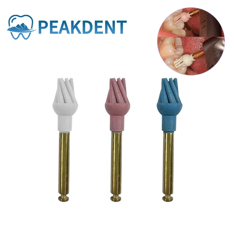 Dental Rubber Polisher Composite Resin Polishing Discs Wheel Diamond Burs RA Finishing Dentistry Spiral Flex Brush Kit