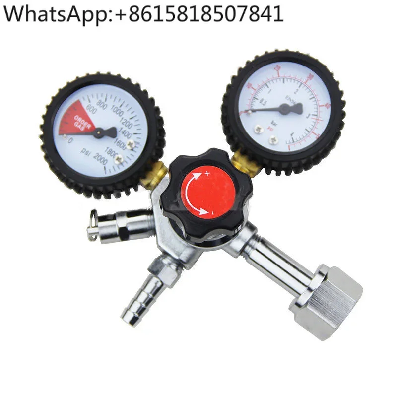 Pressure reducing valve for draft beer machine Pressure reducing meter for carbon dioxide gas cylinder Special for beer machine
