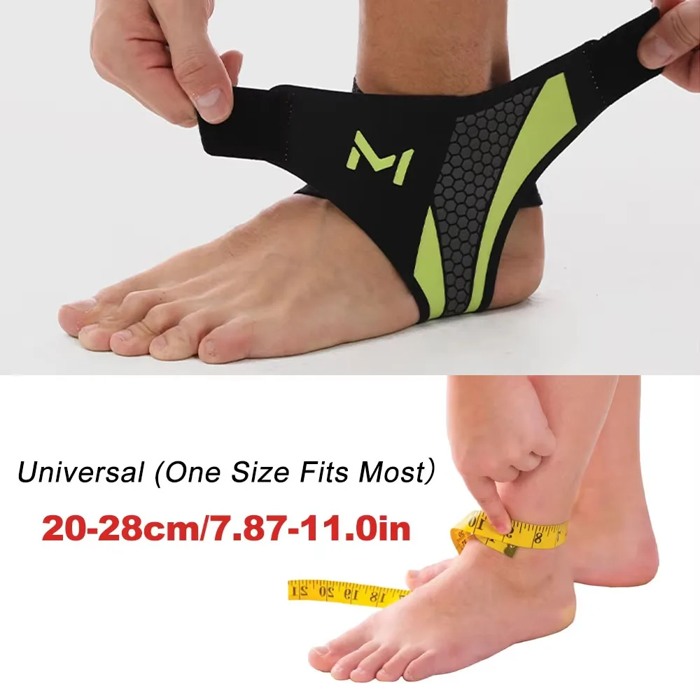 1Pcs Ankle Brace,Adjustable Lace-Up Ankle Support with Stabilizing Straps,Breathable Compression Ankle Sleeve for Sports