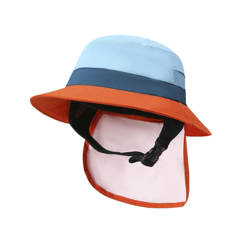 Sun Hat Men Women Summer Surfing Beach Accessory Neck Flap UV Protection Big Brim Breathable Fisherman Cap For Holiday Outdoors