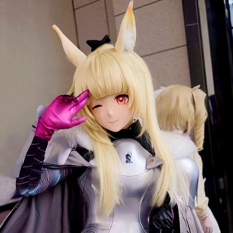 

(MEO0133) Customize Handmade Full Head Lockable Crossdress Male to Female Japanese Cartoon Anime Game Character Kigurumi Mask