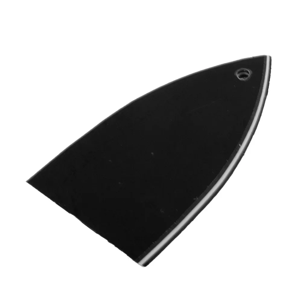 Electric Guitar Truss Rod Cover 1 Hole 3 Ply Truss Rod Cover Plate For Electric Guitars Replacement Accessorys Black Parts