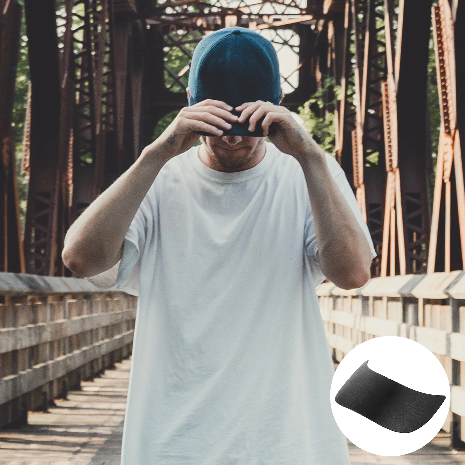 

20pcs Replaceable Hat Visor Outdoor Sun-Proof Lightproof Replacement Visor For Cycling Bike Motorbike Detachable Uv Rain