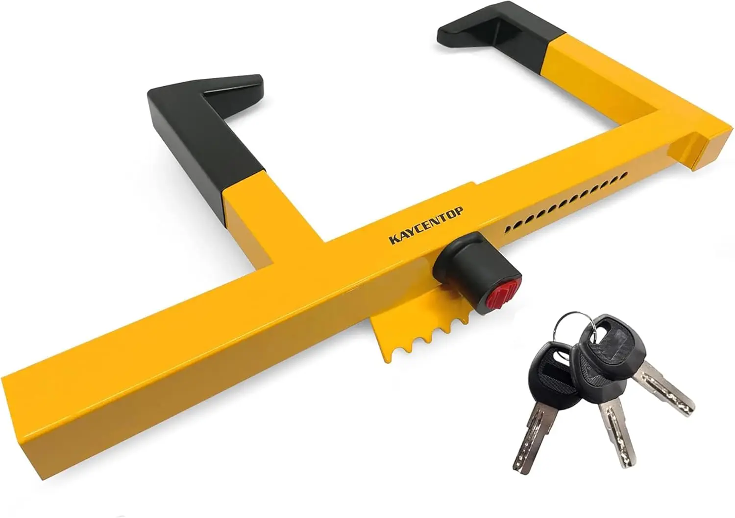 

Universal Wheel Lock Clamp for Trailers, SUVs, Boats, Motorcycles - Anti-Theft Security Tire Lock up to 15.5 Inch Width