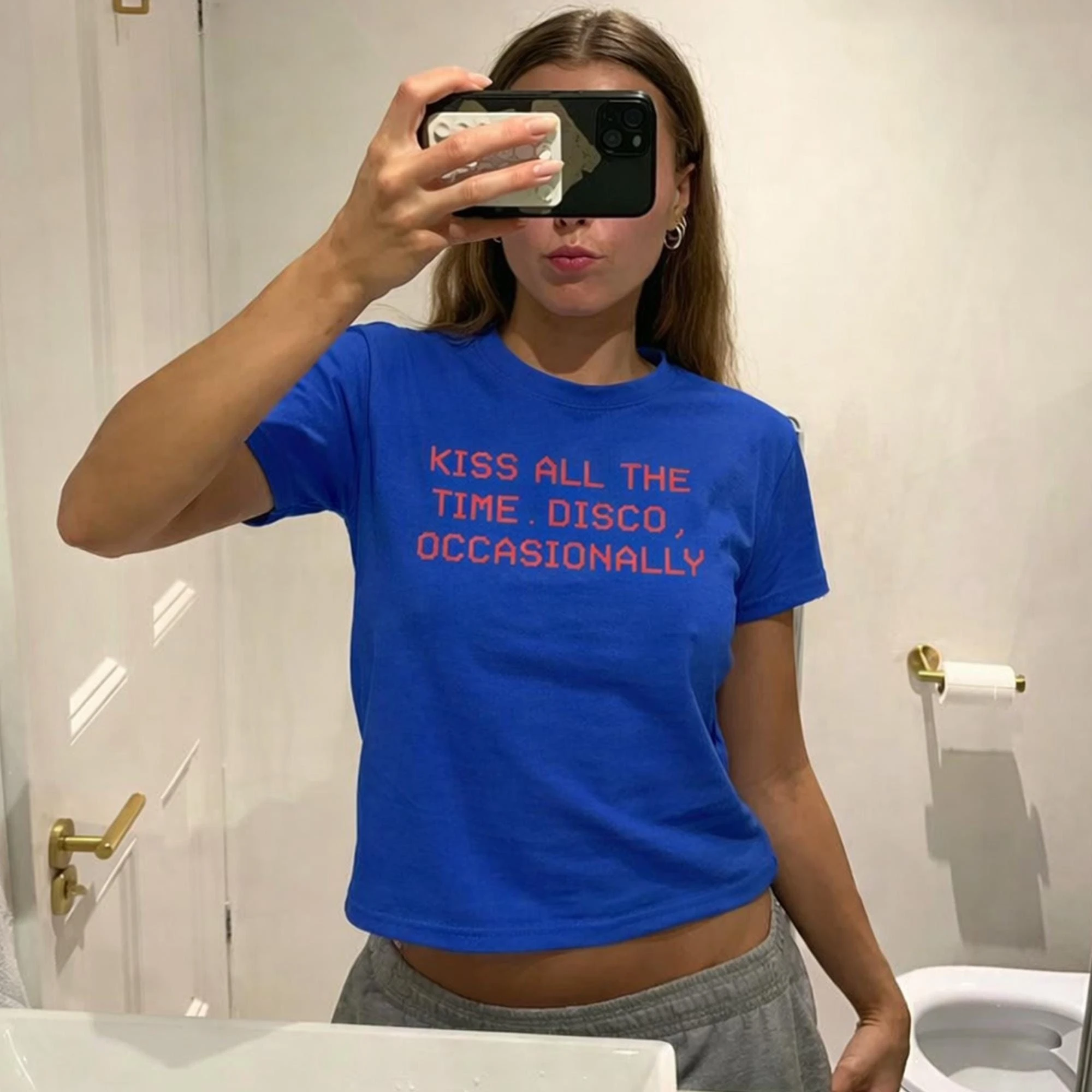 Besar todo el tiempo. Camiseta Disco Occasionally Oversized para Hombre y Mujer, Estilo Urbano, Top de Moda, Merchandising del Álbum de Harry Styles, Nueva Camiseta de la Gira y Conciertos
