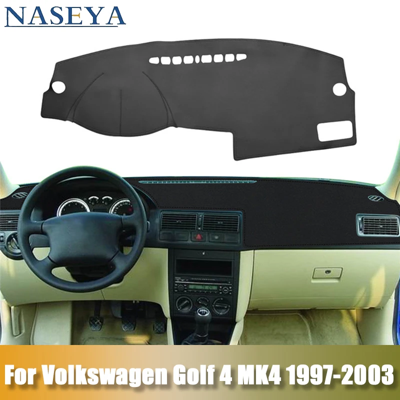 

Car Dashboard Cover Mat Sun Shade Pad Instrument Panel Styling Interior Accessories For Volkswagen VW Golf 4 MK4 1997-2003