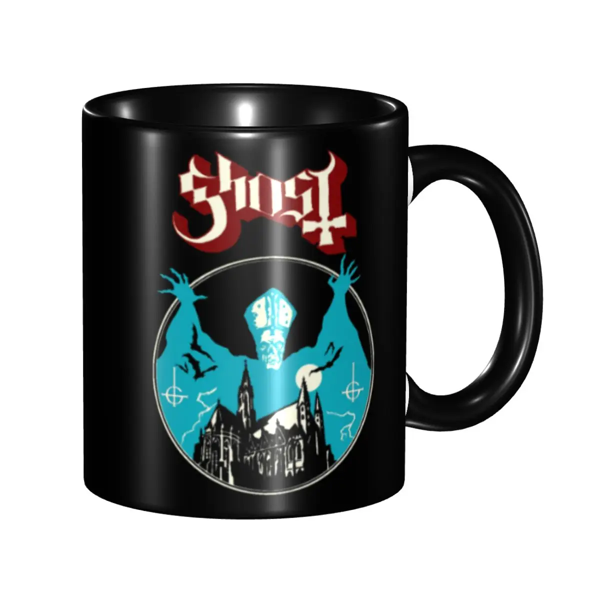 

Swedish Rock Band Horror Ghost Coffee Mugs DIY Personalized Ceramic Mug Creative Gift