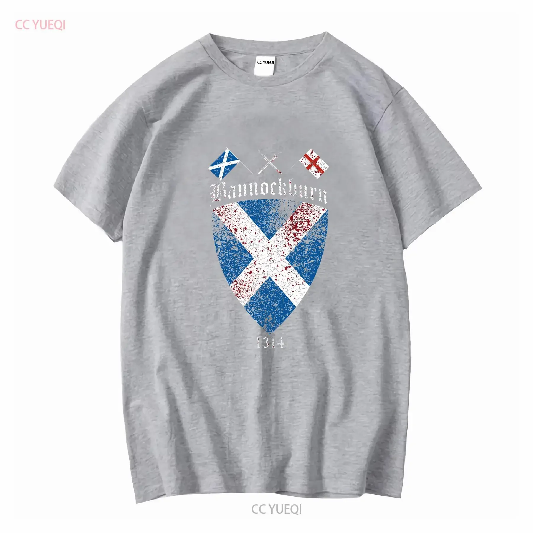 Bannockburn T Shirt Robert 1314 Flag Scotland the Bruce Banner Scottish Battle vintage Washed Comfortable graphic fashion homme view 4