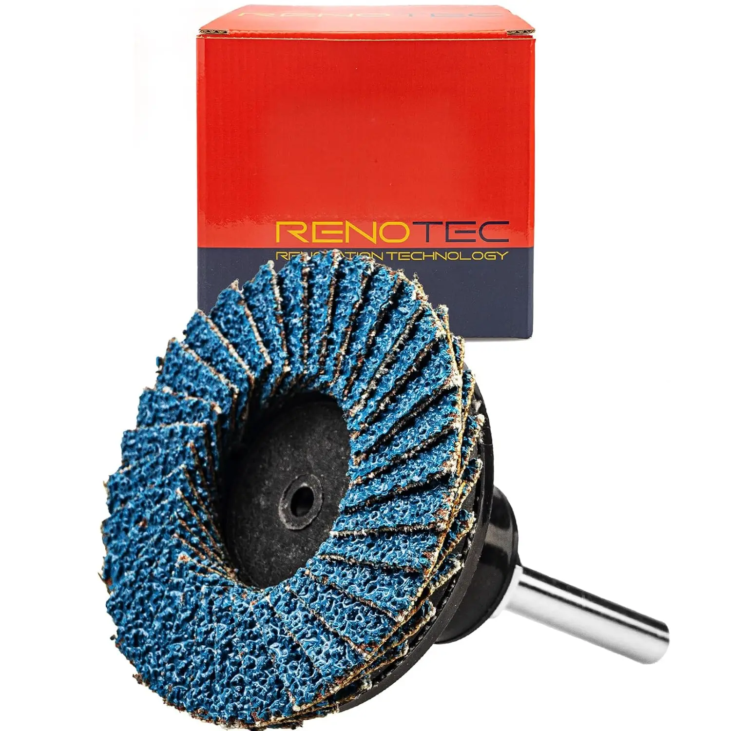 

30 Pcs 2 Inch Mini Flap Discs, Zirconia High Density with Shank Holder for Metal Grinding and Angle Die Grinder (60 GRIT)