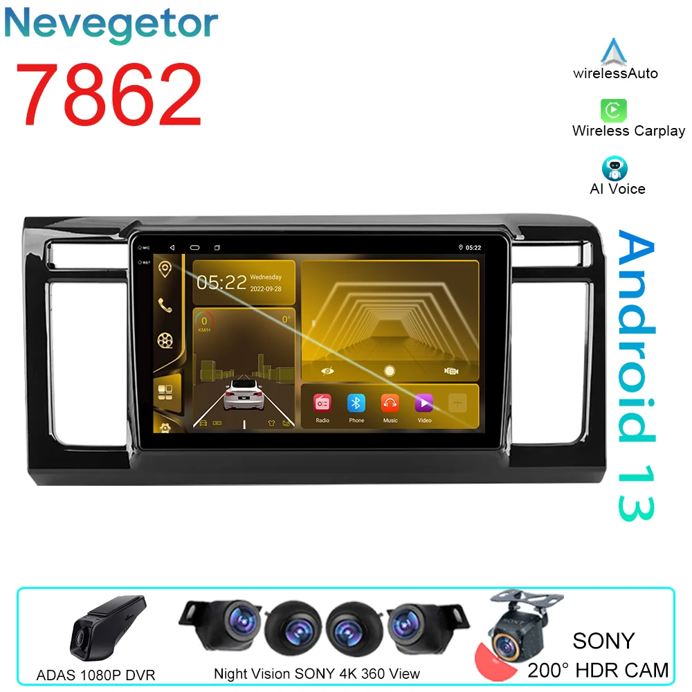 

Car 7862 For Honda N-WGN 2013 -2019 Video Player IPS Android Auto Car Radio GPS Navigation Multimedia Stereo Carplay No 2din DVD