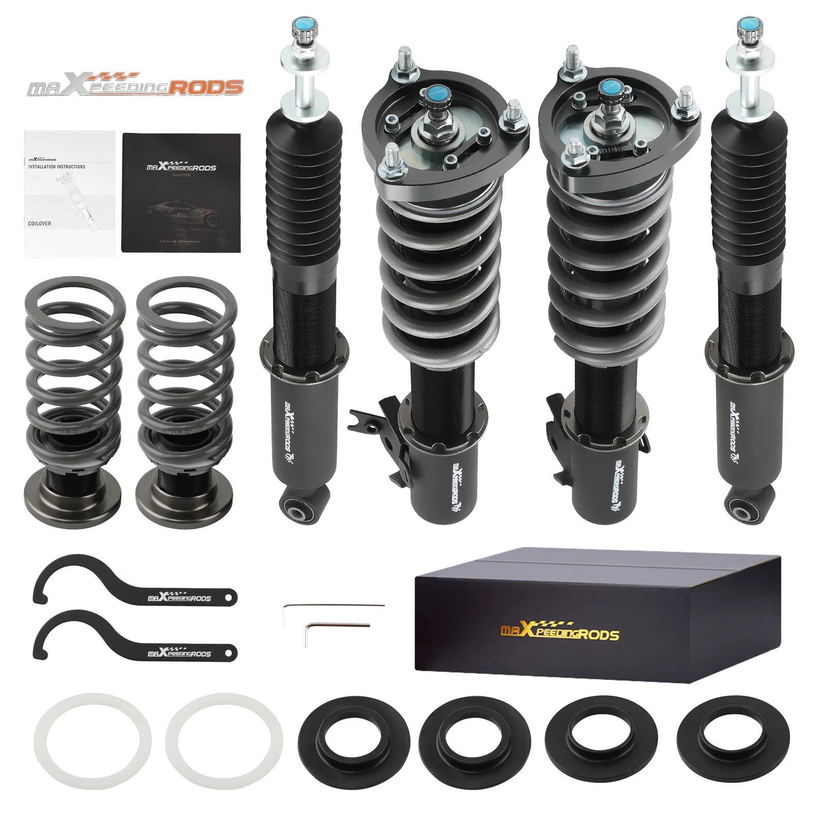 MaXpeedingrods COT7 Coilovers Suspension Struts Shocks For Honda Civic 2006-2011 Coilovers Suspension Springs