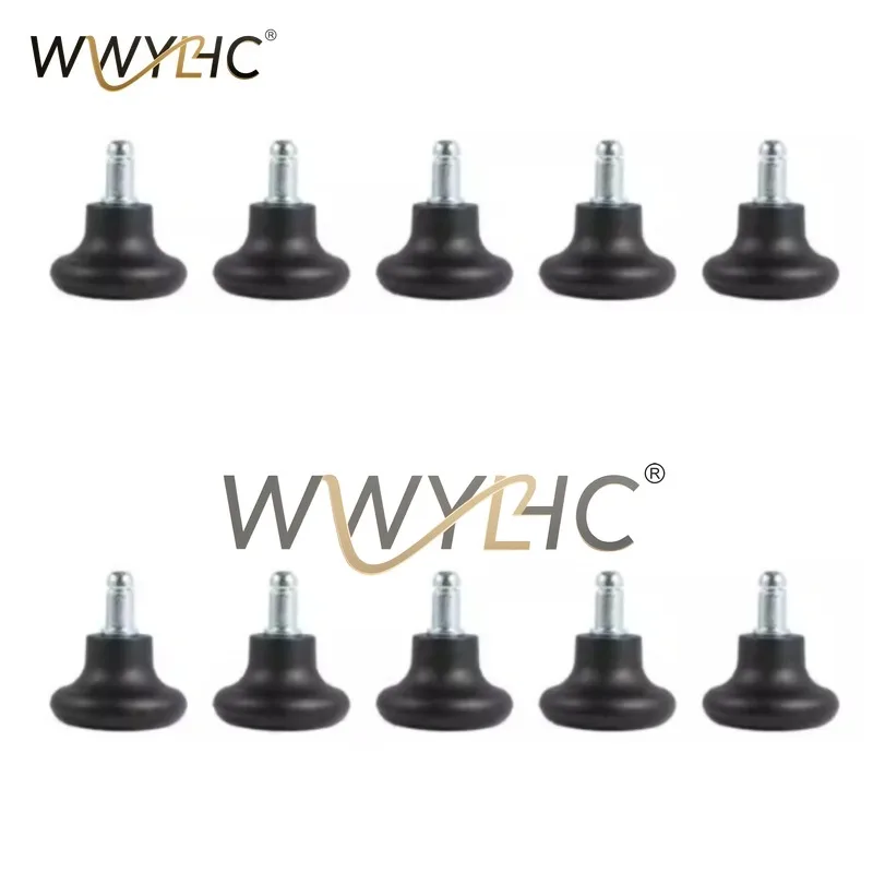 10PCS Bell Glides Replacement Office Chair Wheels Stopper Swivel Caster Wheels 2 Inch Stool Bell Glides