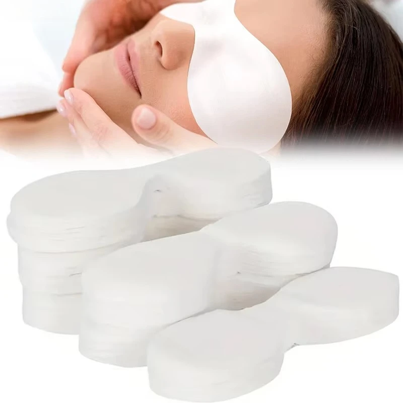 100pcs/bag Disposable Eye Mask Paper Ultrathin Natural Cotton Eye Care Patches for Women Spa Eye Covers Facial Skin Care Tools