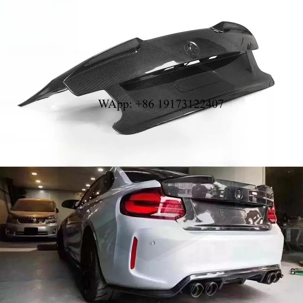 F87 M2 Pre Preg Dry Carbon Fiber MP Style Trunk Lid for  M2 F87 Competition Car Trunk Luggage Cover Car Accessories