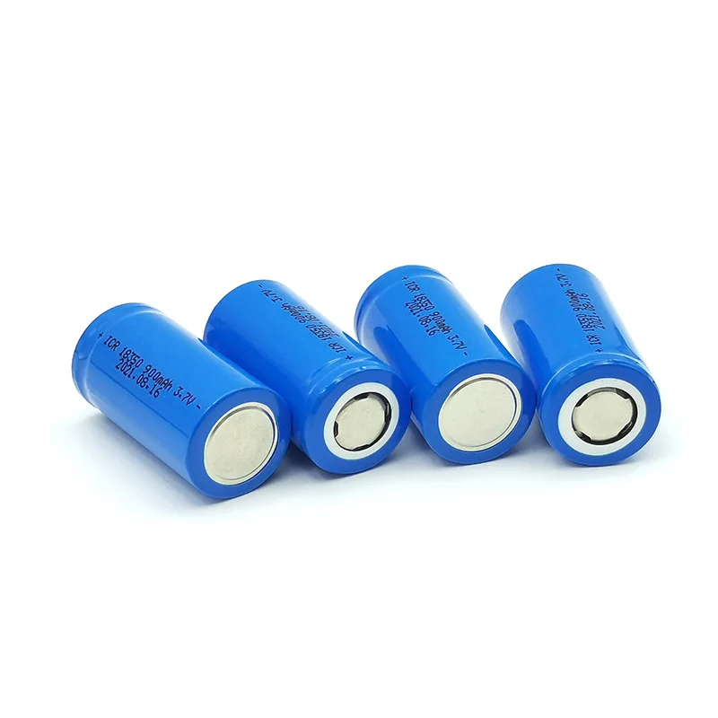 PURFIELD 3.7V 18350 Rechargeable lithium ion Battery 900mAh ICR18350 High drain Li-ion cell for flashlight torch power device