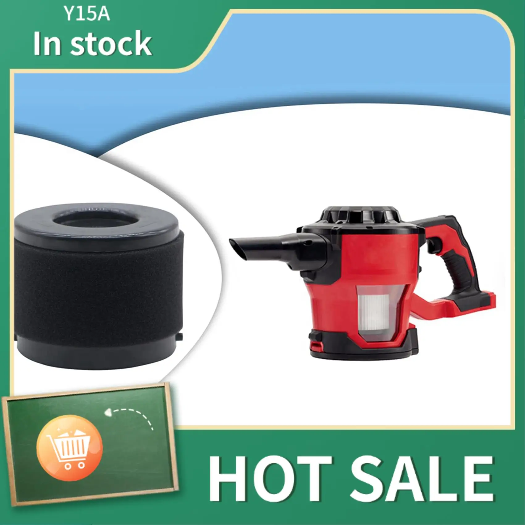 

Y15A 49-90-0160, 49-90-1951 Filters For Compact Vacuum 0882-20 M18, 4 Pack HEPA Filters And 8 Pack Foam Filters