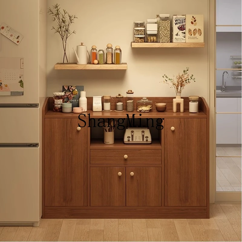 

FG storage large-capacity storage cabinet household dining side wall integrated storage living room tea cabinet