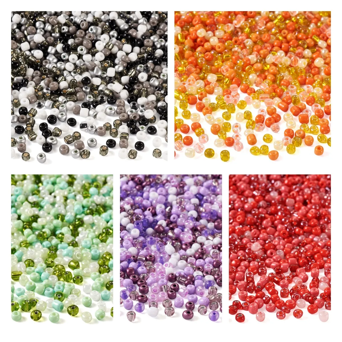 

100g 6/0 Glass Seed Beads 4mm Spacer Loose Beads For Jewelry Making DIY Earrings Ring Necklace Accessories