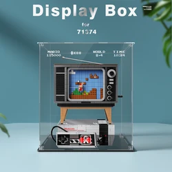 Display box for lego 71374 display case  building block dustproof clear showcase toy bricks storage box