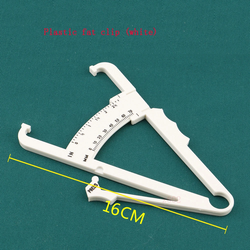 Fat Caliper Skinfold Thickness Meter Body Fat Measuring Instrument Fat Clamp Sebum Clamp Measuring Clamp