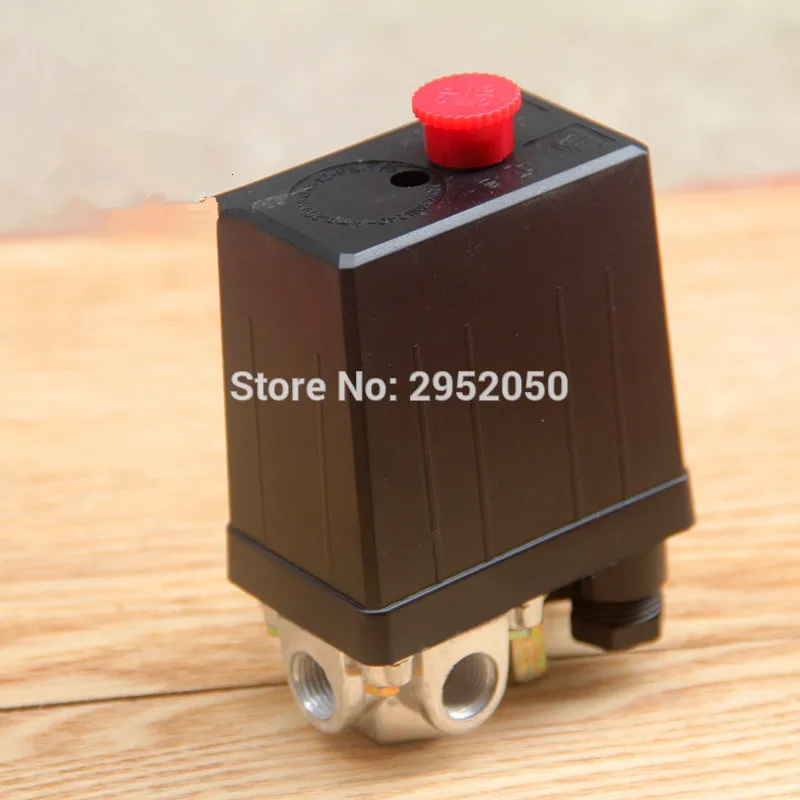 High Quality 1 Pcs Heavy Duty Air Compressor Pressure Switch Control Valve 220VAC 90 PSI -120 PSI DropShipping