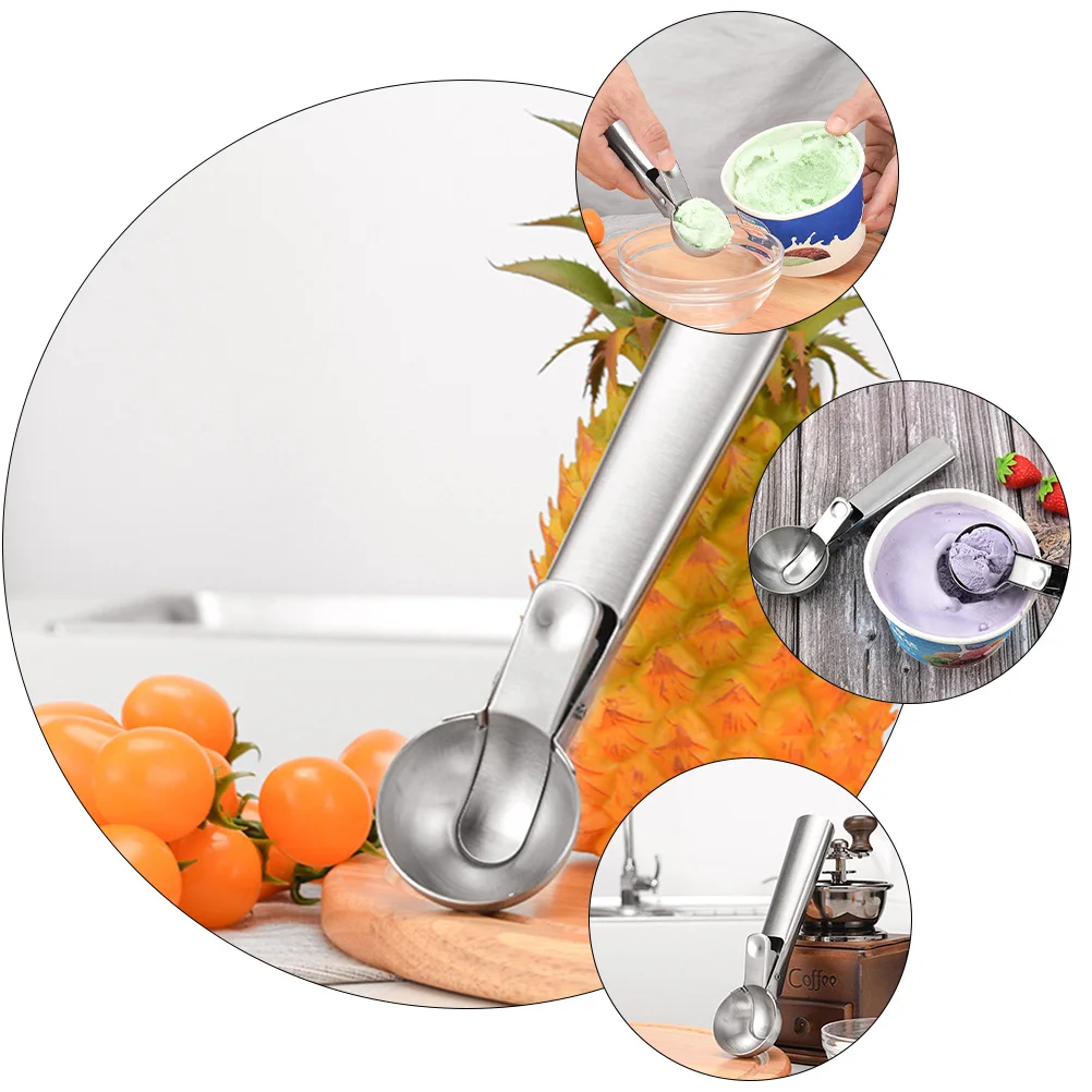 

2Pcs IceCreamScoop Cream Scoop Fruit Scoop Portable FruitScooper Home Kitchen Sorbet MelonBalls AntiRust
