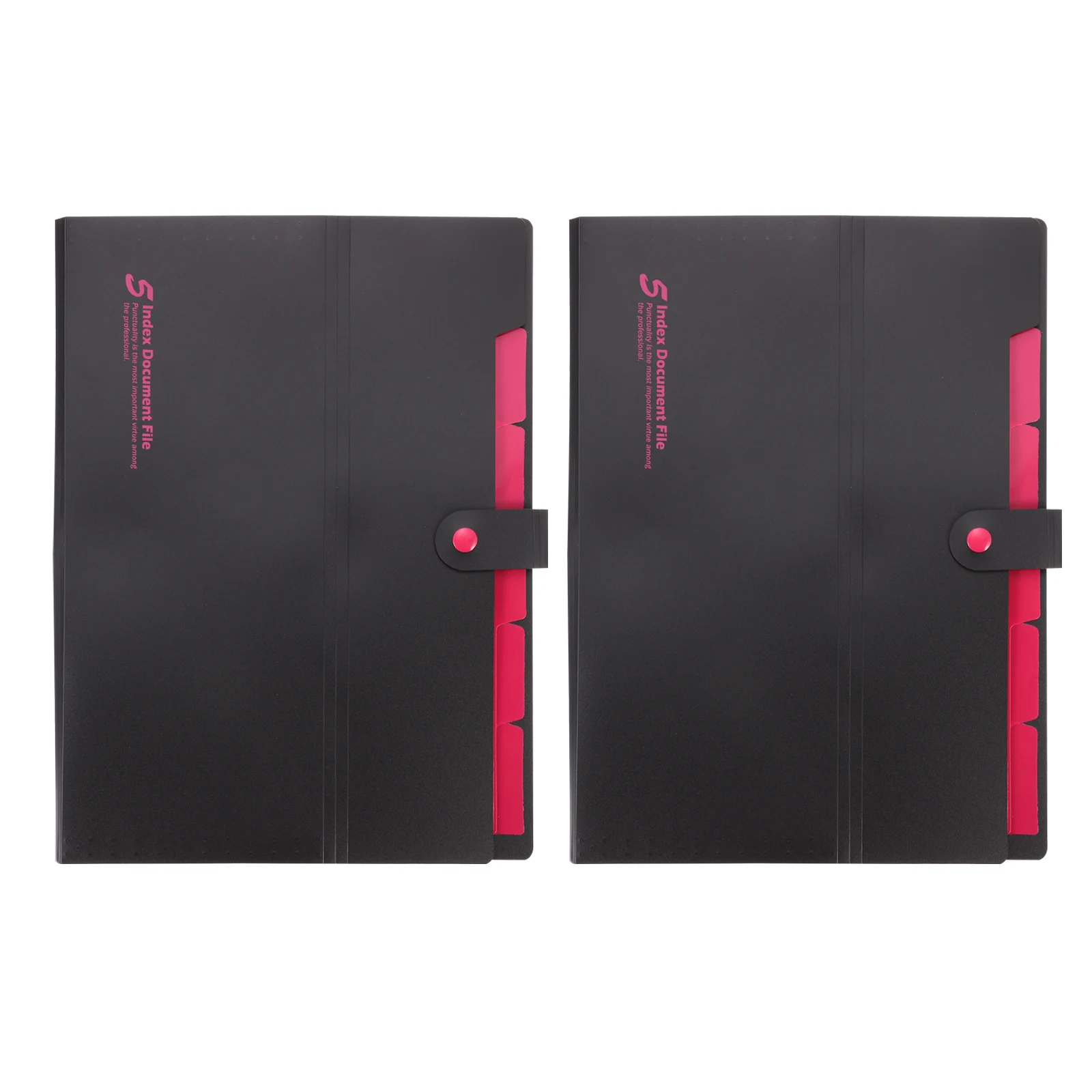 

2 Pcs Paper Archives and File Storage Bag Office Folder Multi-layer Pp Document Organizer