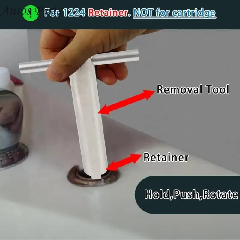 57BA Industrial Retainer Removal Tool with Comfortable Handle Home Maintenance Tool Simple Operate for 1224 Cartridge Faucet