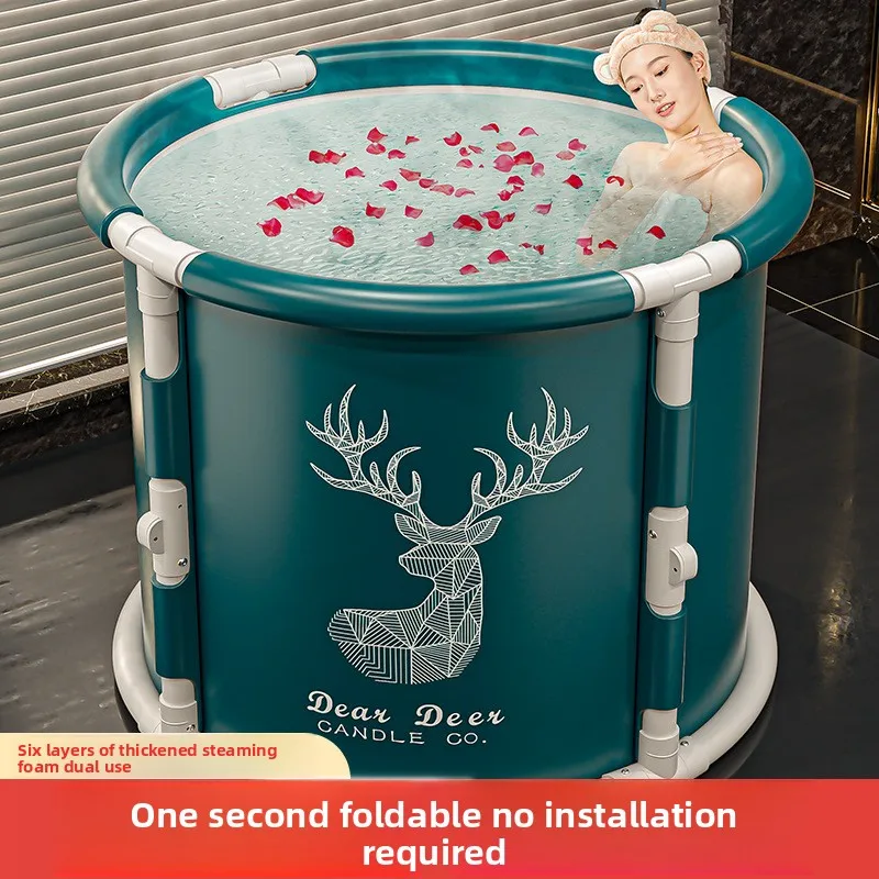 

Household Full Body Bathtub Tub Bath Bucket Adult Folding Bath Bucket Bath Tool