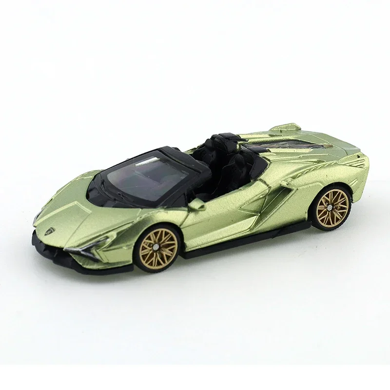 TSC 1/64 Lamborghini Lightning Convertible Edition Car Alloy Motor Vehicle Diecast Metal Model Kids Xmas Gift Toys for Boys