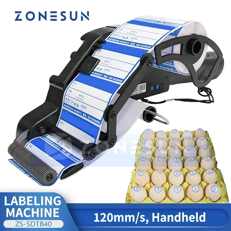 Zonesun ZS-SDTB40 Handheld Electric Label Applicator for Supermarket Food Vegetable