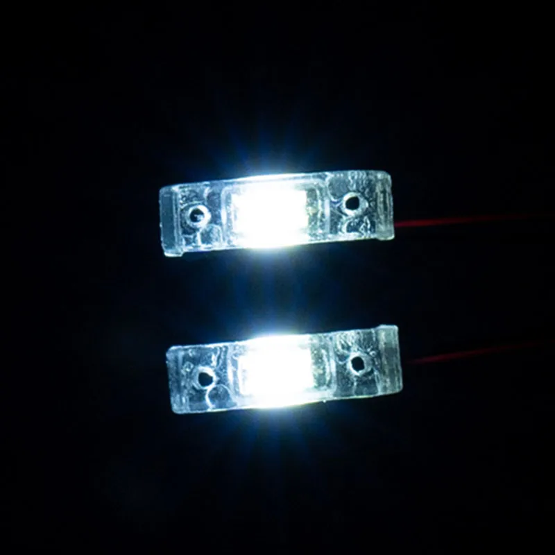 타미야 RC 트럭 SCANIA 770S R620 VOLVO BENZ Arocs MAN TGX 자동차 액세서리용 1:14 스케일 LED 3V 윤곽 램프 스포트라이트