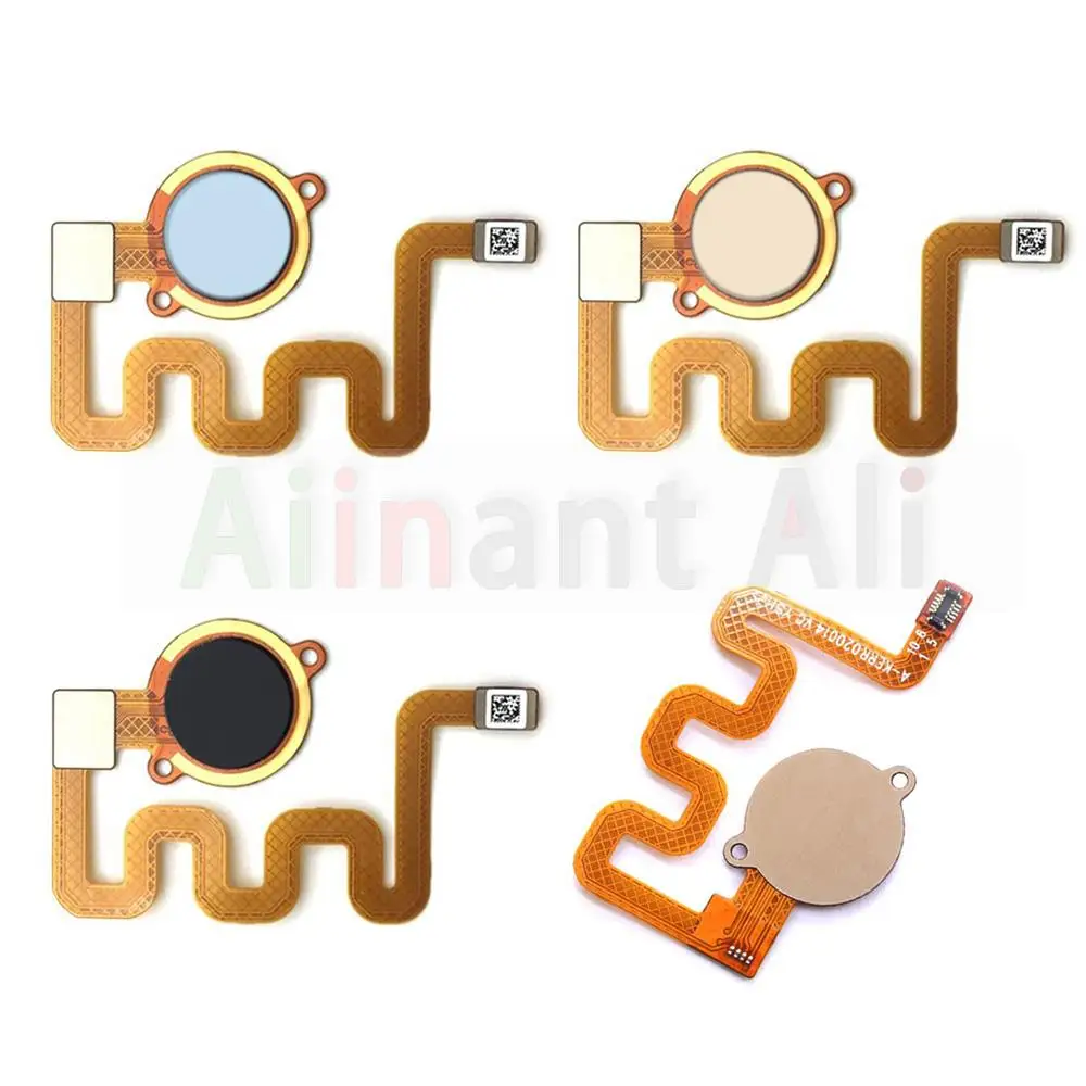 AiinAnt For Xiaomi Redmi Note 6 Pro Plus Prime Home Button Back Touch ID Finger Scanner Fingerprint Sensor Flex Cable